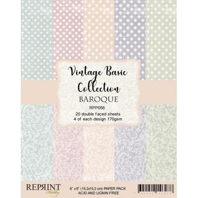 Reprint Basic Vintage Baroque Collection Designpapier - Paper Pack